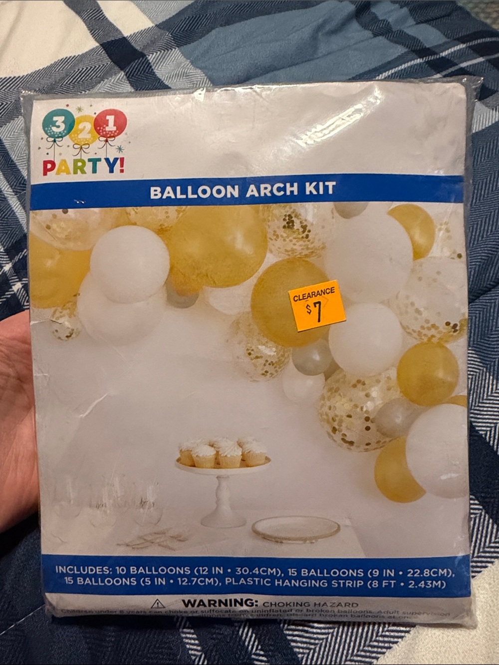 Gold and White Balloon Arch Kit